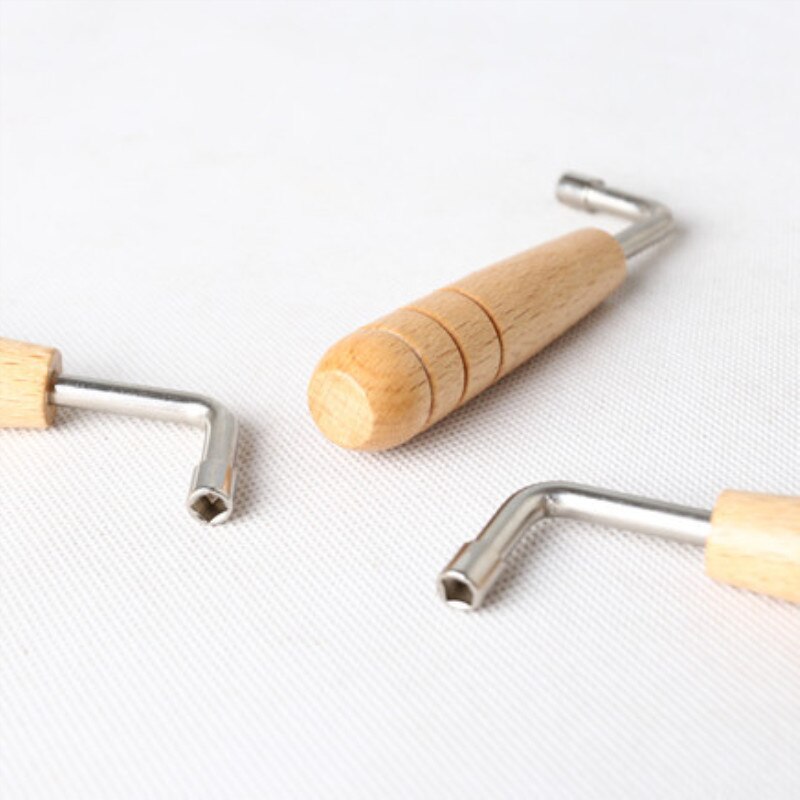 Lier Harp Tuning Wrench Tuner Layya Hendel Lier Houten Handvat Aanpassing Tool Inner 4 Hoek Sleutel