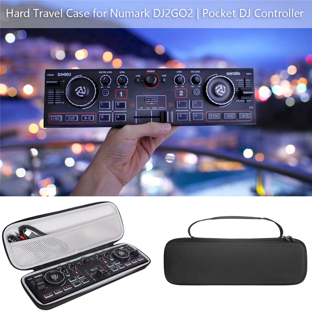 Draagbare Harde Draagtas voor Numark DJ2GO2 Controller Accessoires Shockproof Opbergdoos