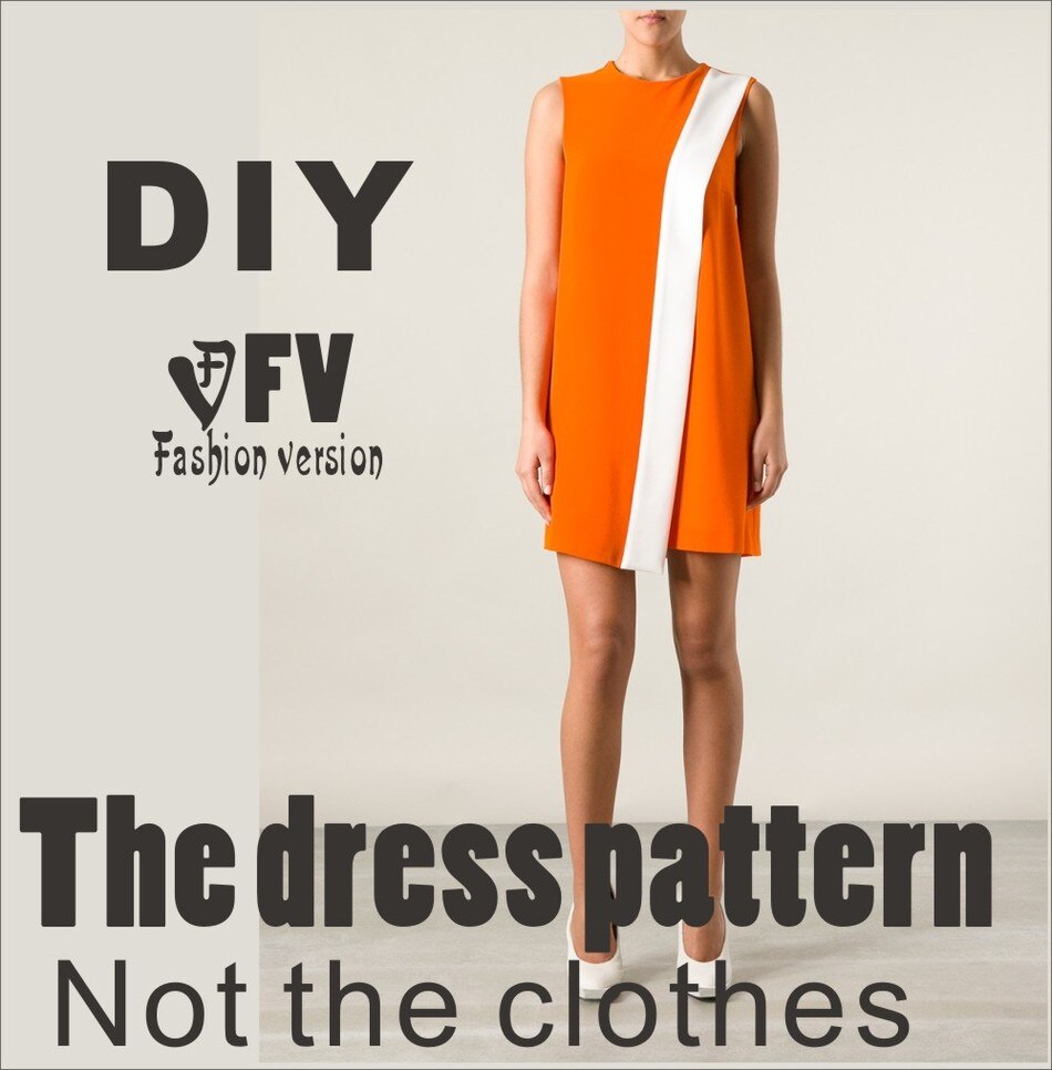 Abbigliamento FAI DA TE Il vestito Abiti Da Cucire taglio del Modello delle Donne di disegno Del Vestito Cucito modello BLQ-40