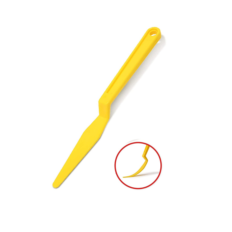 Window Tint Tools Vinyl Wrap Shank Gasket Squeegee Micro Stick Squeegee Tucking Tools for Car Window Tint Film Corner Scraper: Red