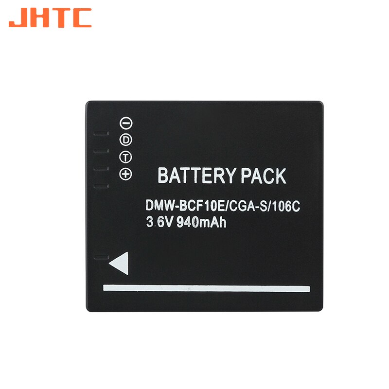 DMW-BCF10E Dmw BCF10E DMWBCF10E Camera Batterij 940Mah Voor Panasonic CGA-S/106C CGA-S/106D CGA-S/106B DE-A59B DE-A60B DMC-F2