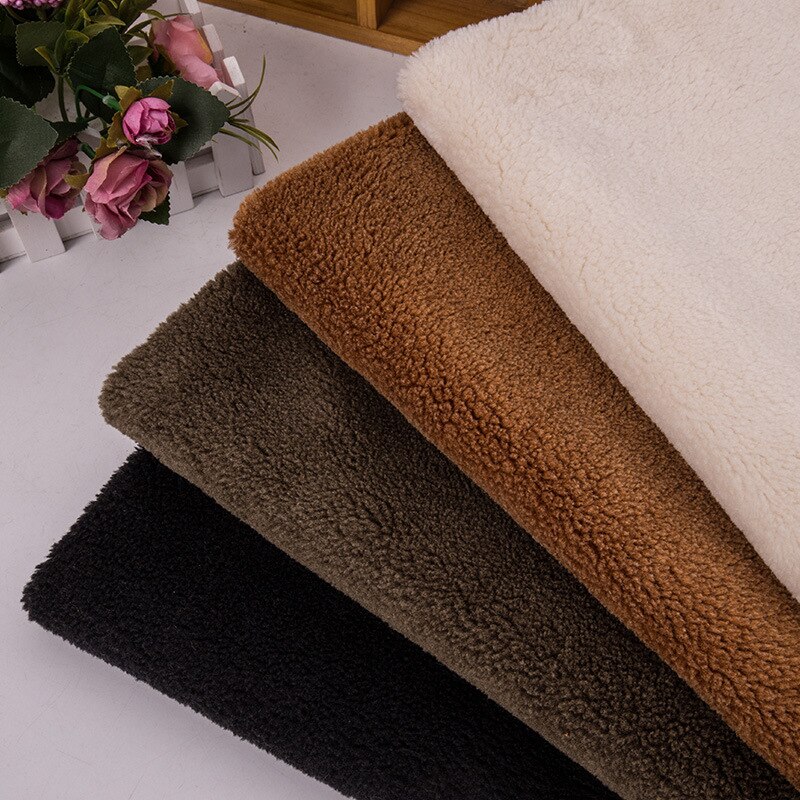 Herfst En Winter Grote Explosies Spot Imitatie Kasjmier Fijne Korrel Wol Multicolor Spot Fur Composiet Stof