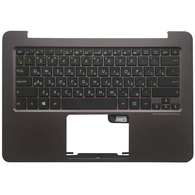 Russische Laptop Toetsenbord Voor Asus Zenbook UX305 UX305LA UX305UA UX305CA Bruin Palmrest Bovenste Cover