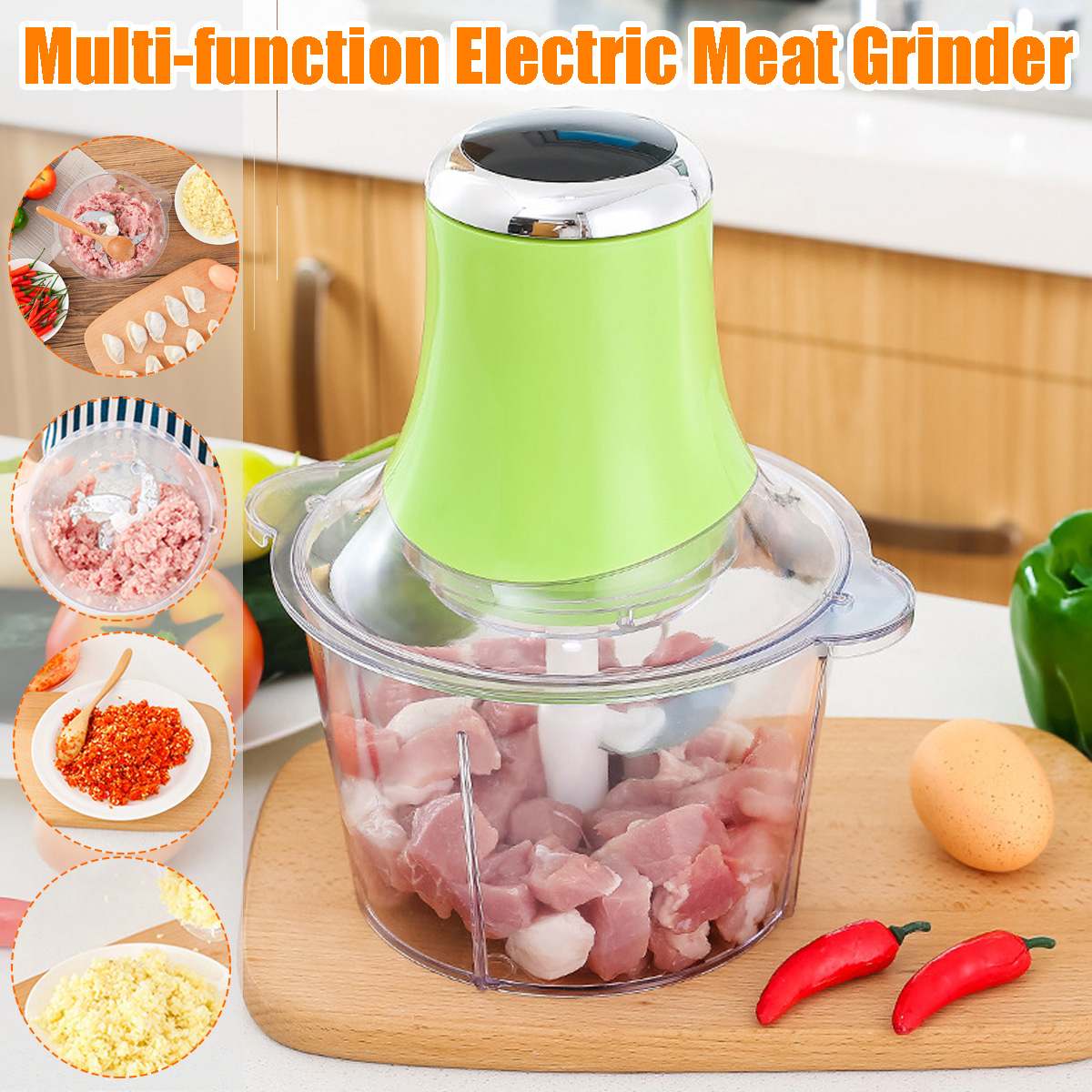 Potężny maszynka robić mielenia mięsa przyprawa czosnek siekacz robić warzyw elektryczny automat robić mielenia mięsa maszynka robić mielenia mięsa robot kuchenny