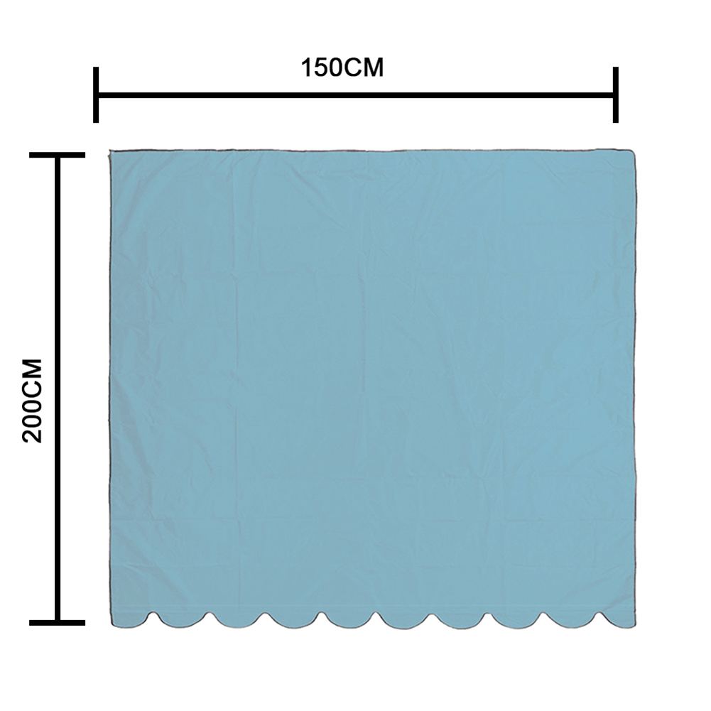Toldo de repuesto impermeable de 2 x 1.5m pulgadas para patio, jardín, balcón, patio, toldo, parasol exterior, ventana