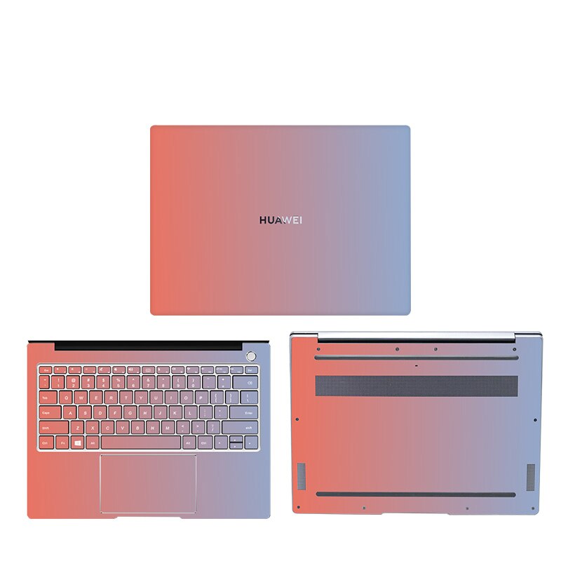 Full Body Cover Skins for HUAWEI MateBook D 14 D 15 Gradient Vinyl Decal Laptop Sitcker for HUAWEI MateBook D 15 Protective Film: MateBook D 14 2019 / Option 8