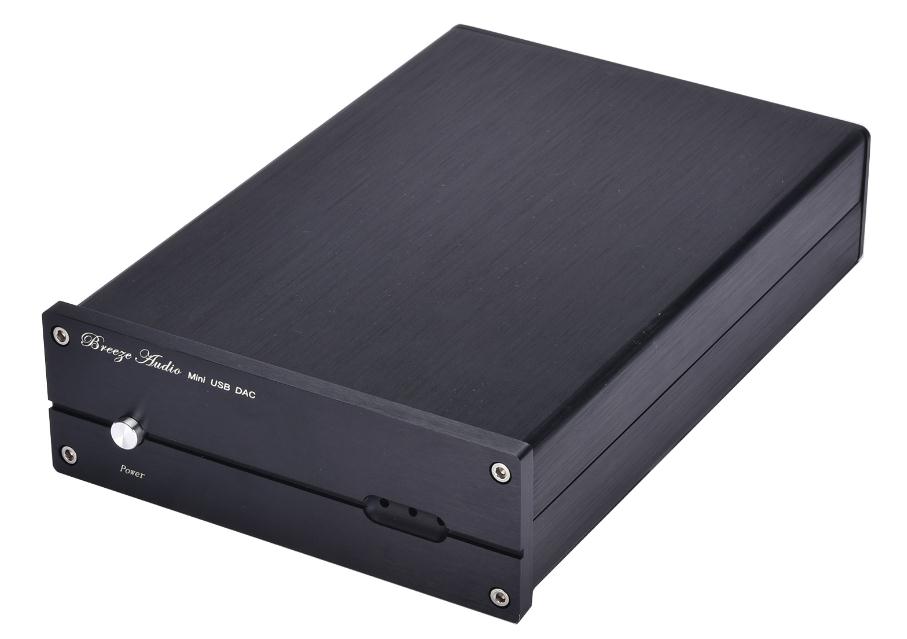 TIANCOOLKEI WH1706D audio decoder aluminum case has been holed USB fiber coaxial For DIY DAC Amplifier Chassis