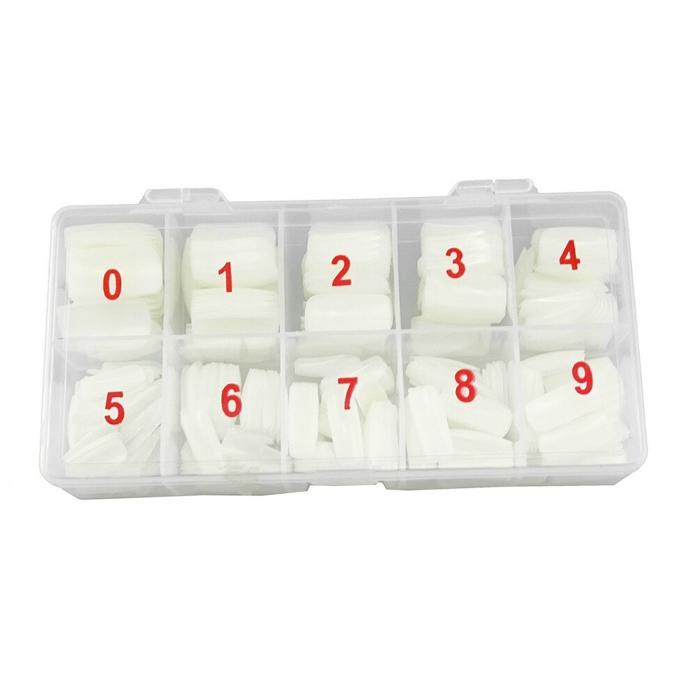 500 stuks/set volledig dekkende acryl nepnagels tips nepnagels manicure diy tool nepnagels acryl nageltips kunstnagels