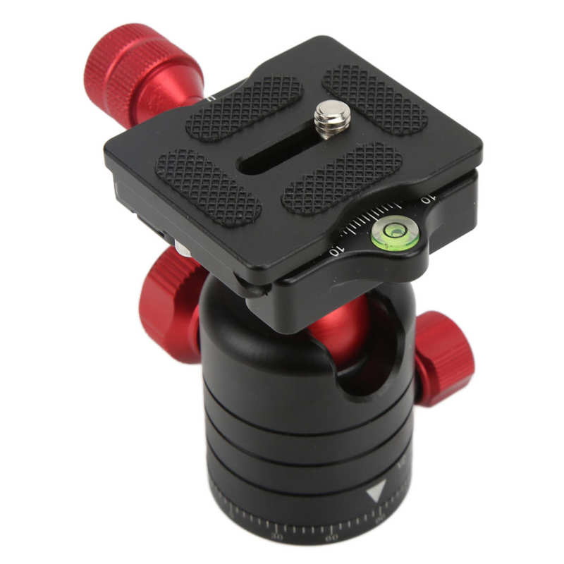 Tripod Ball Head Anti Slip Rubber Pads 360° Swivel Tripod Ball Head for Camera