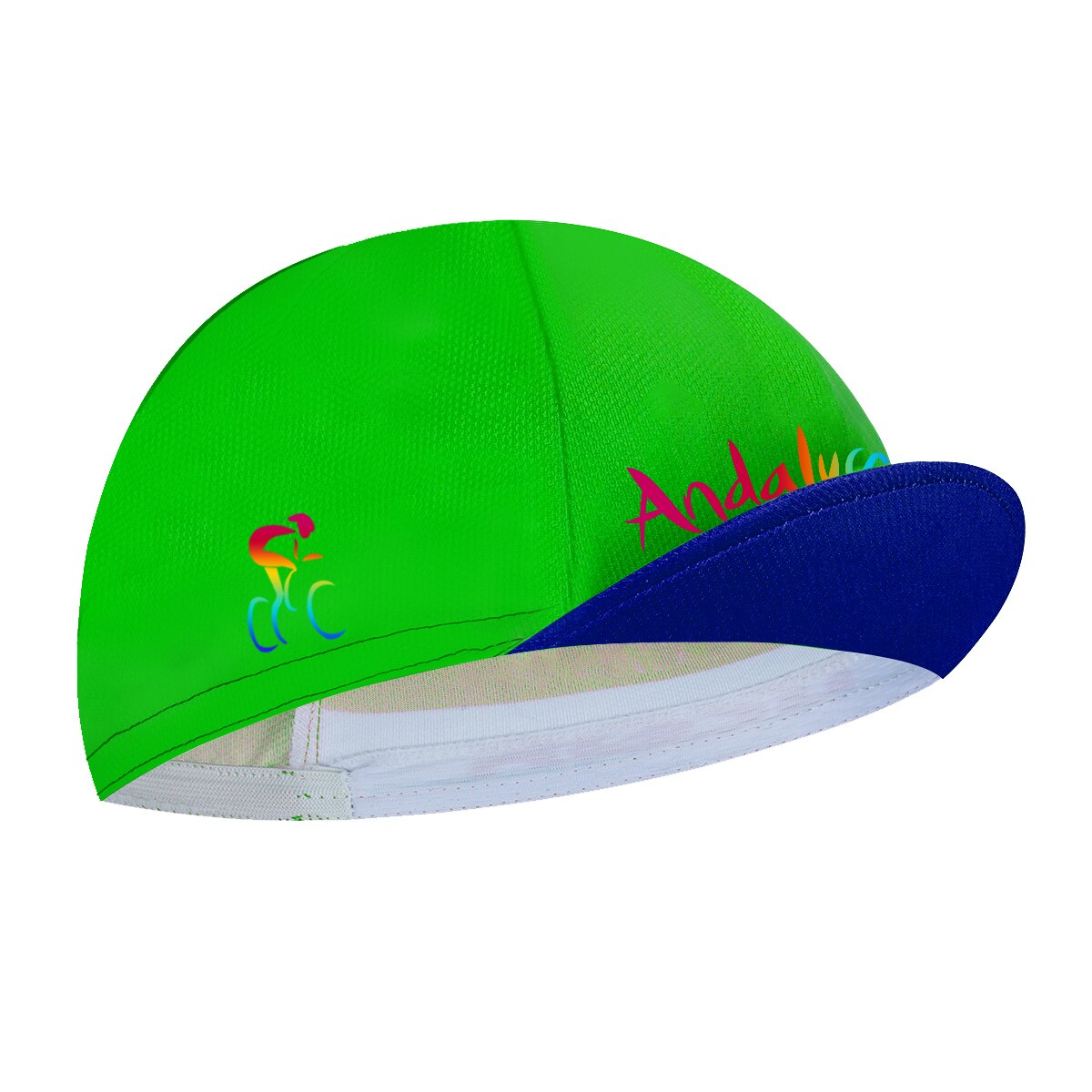 Gorra de Ciclismo Retro de Andalucía para hombre y mujer, gorro transpirable clásico, color azul, 2022: Cycling Caps 12