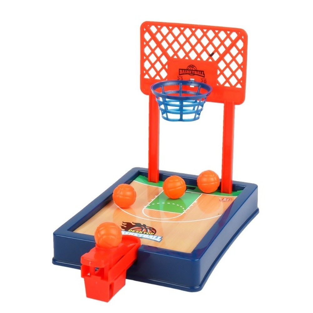Mini Basketball Game Set Portable Fun Desktop Basketball Machine Novelty Toy for