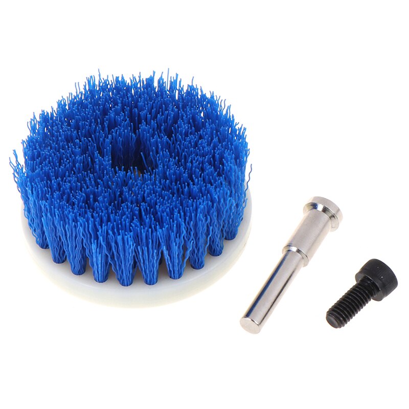 60 Mm Blauw Boor Aangedreven Scrub Boor Borstelkop Voor Keramische Douche Bad Tapijt