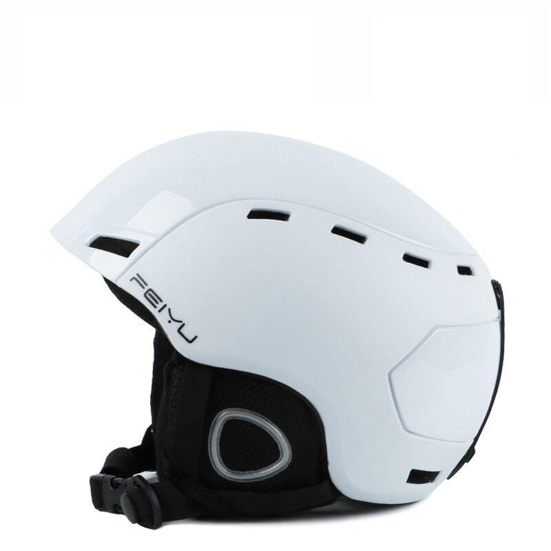 Mannen Vrouwen Skiën Helm Professionele Winter Snowboard Schaatsen Helmen Ademend Veiligheid Sneeuwscooter Skateboard Helm: white / L