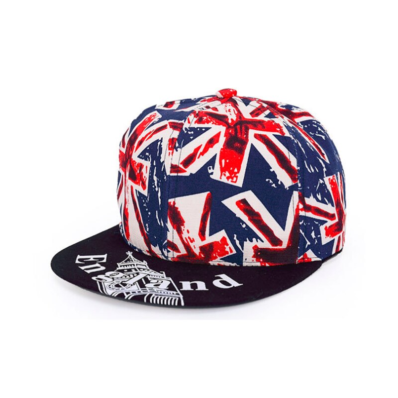 Personlighet flat lue flerfarget sportsstil med skyggelegging