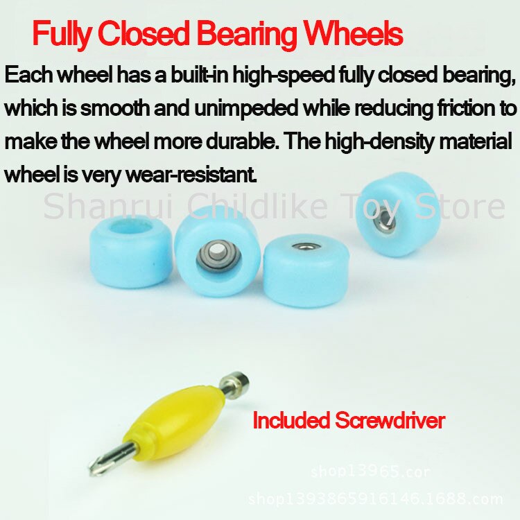 Wooden Fingerboard Finger SkateBoard Wood Basic Fingerboars With Bearings Wheel Foam A Great for Friends