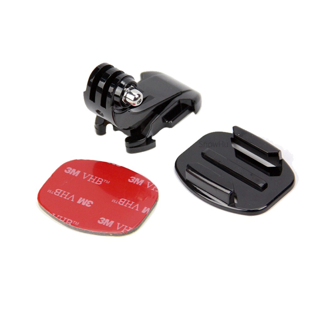 Snowhu Voor Gopro Accessoires J Haak Gesp Houder + 3M Sticker + Flat Surface Mount Voor Gopro Hero 9 8 7 6 5 4 SJ4000 GP57