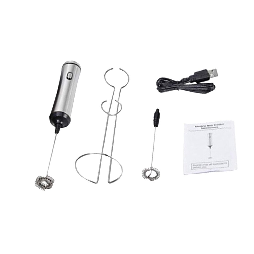 Electric Milk Frother Handheld Foam Maker For Coffee, Latte, Cappuccino