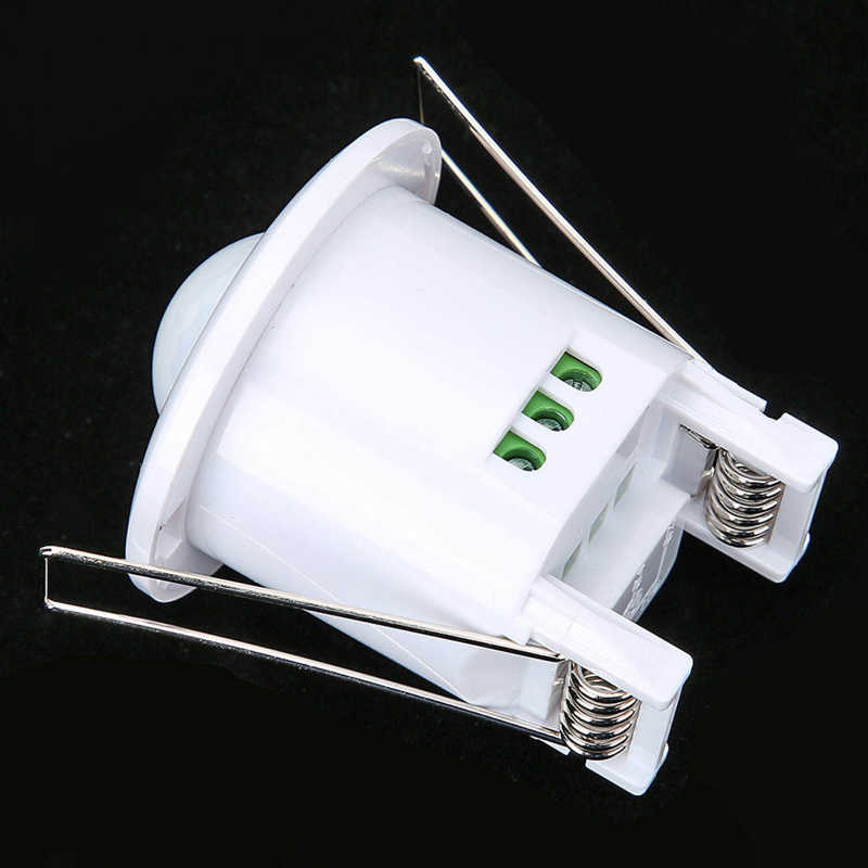 Recessed Automatic Infrared PIR Motion Sensor Switch with Time Delay for Ceiling Light 100V-240V sensor de
