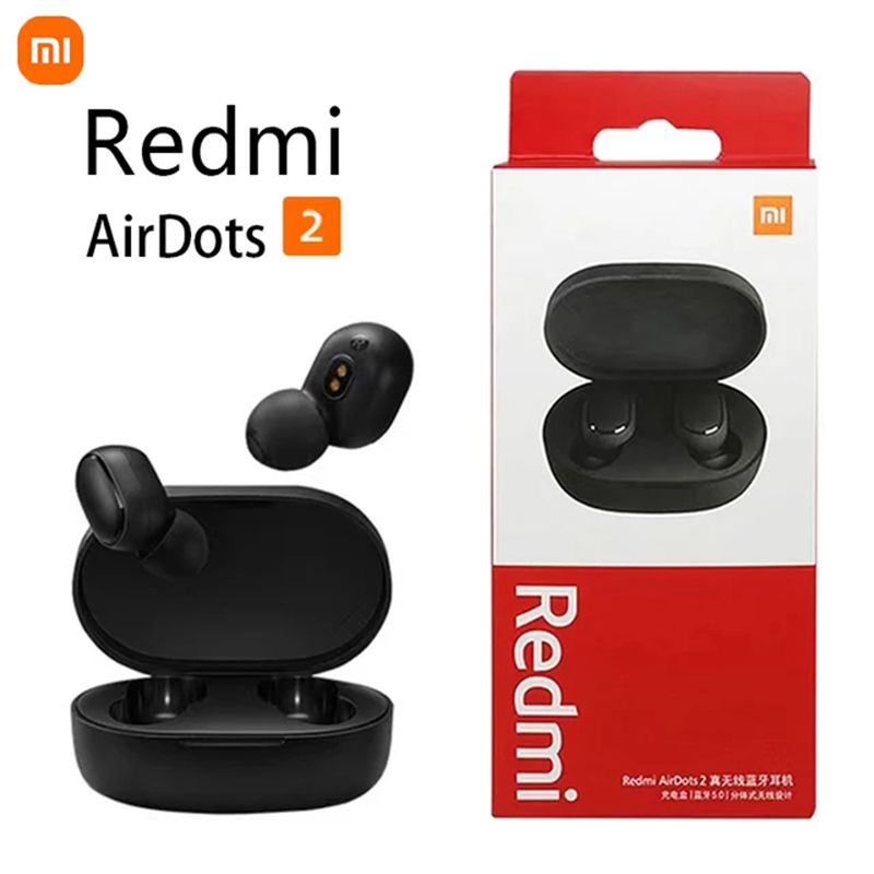 Novo xiaomi redmi airdots 2 sem fio bluetooth fone de ouvido com microfone fones airdots 2 fone bluetooth fones sem fio: Default Title
