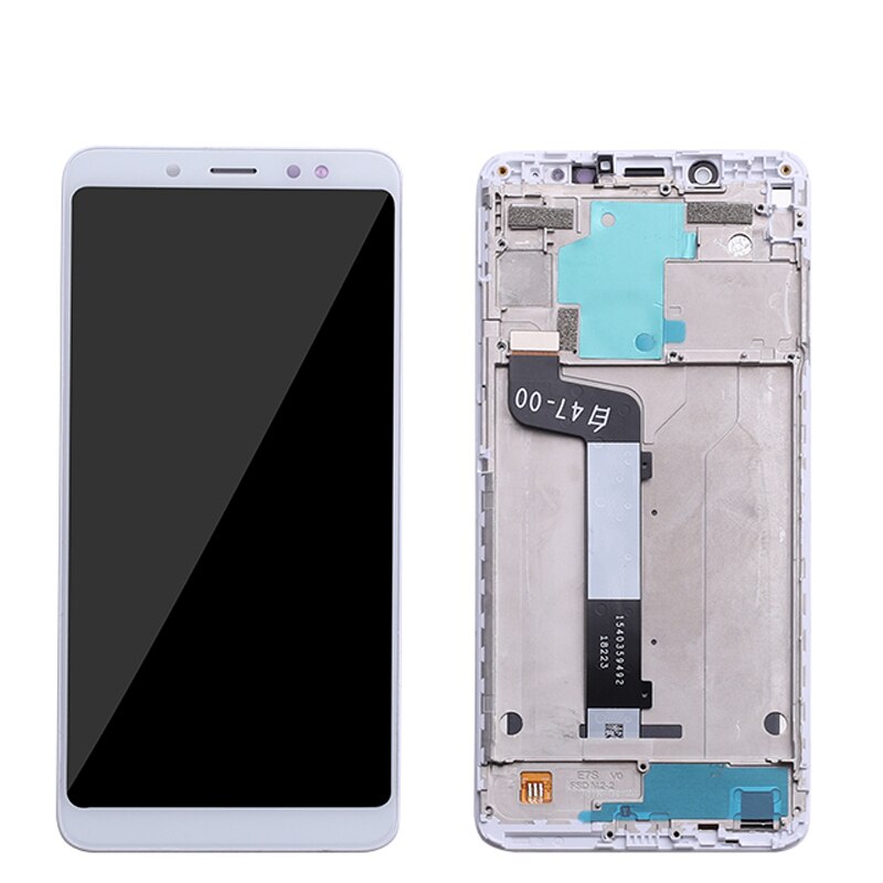 Til xiaomi redmi note 5 lcd display digitizer sensor glas linse forsamling til xiaomi redmi note 5 pro lcd display ramme