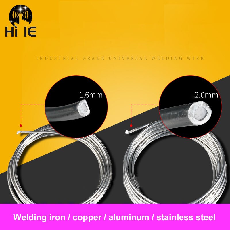 1.6mm/2mm*/3 -10 metrin kupari-alumiininen täytelanka matalan lämpötilan rauta / kupari / alumiini / ruostumaton teräs hitsaustanko