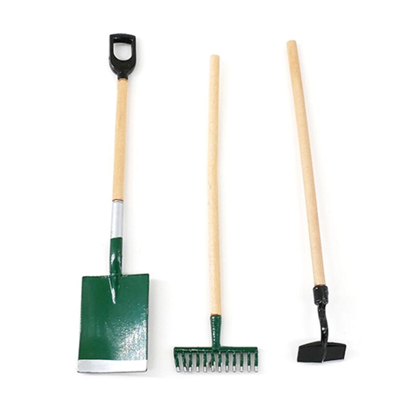 1/12 Scale Mini Shovel Rake Garden Tools Model Dol... – Grandado