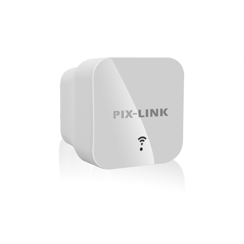 PIXLINK WiFi Repeater Pro 300M Amplifier Network Expander Router Power Extender Roteador 2 Antenna for Router Wi-Fi Range Expend: AU plug / No Antenna White