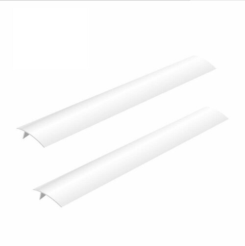 1PC Silicone couverture de table de cuisson de protection Non toxique résistant à l'huile fente bande cuisine fente couverture poêle tapis outils de cuisine: 21 inches White