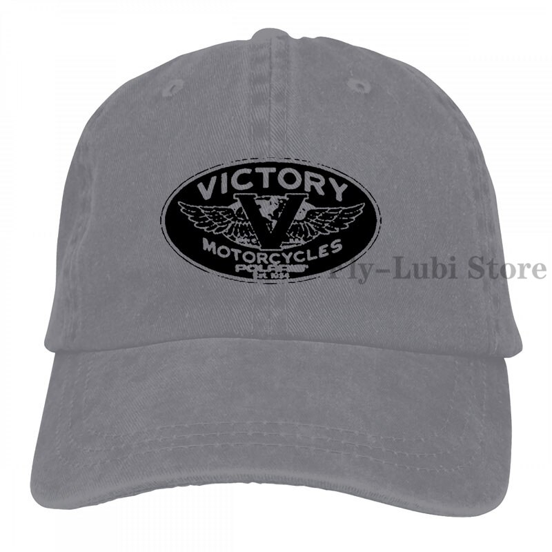 Victory Motorcycles Polaris Baseball cap men women Trucker Hats adjustable cap: 2-Gray