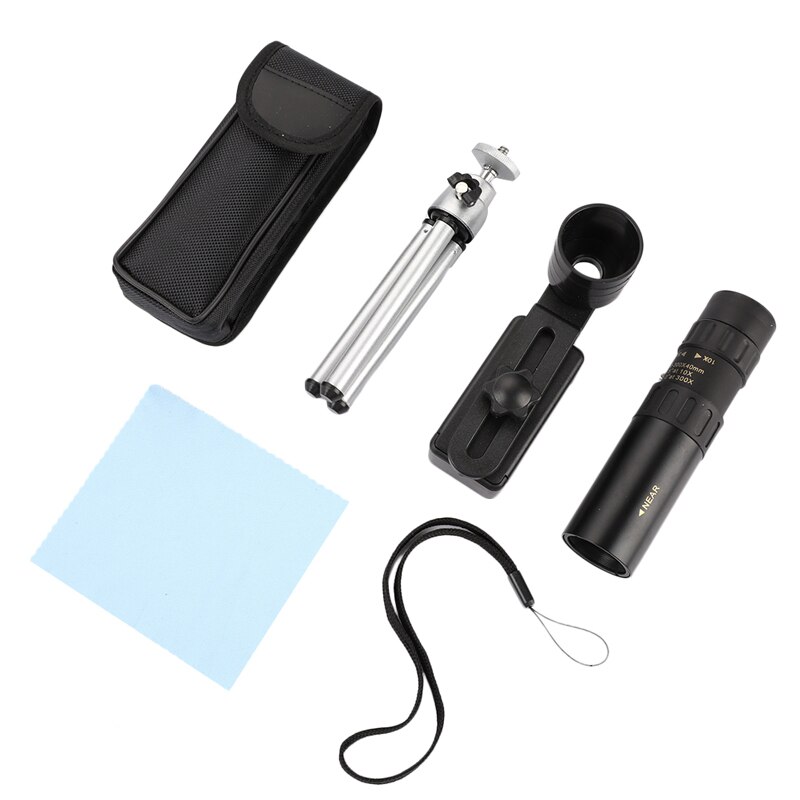 4K 10-300x40mm Super Tele Zoom Monoculaire Telescoop Met Statief & Clip Mobiele Telefoon Accessoires: Default Title