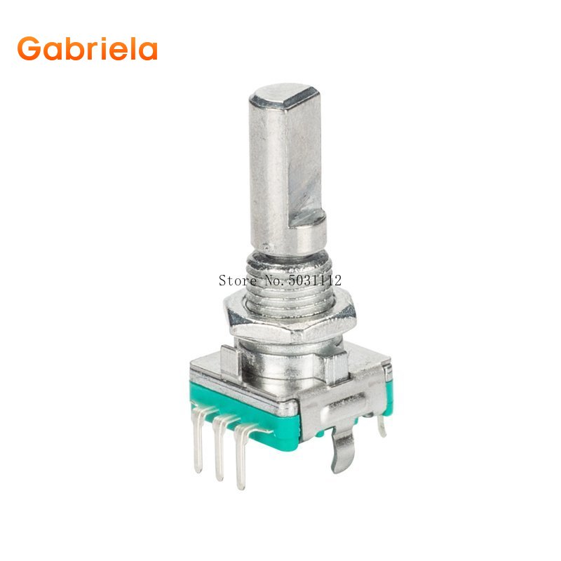 2 pcs 5Pin Auto DVD Navigatie Potentiometer/Auto DVD Volume Schakelaar/360 graden Encoder/Volume Schakelaar EC11 halfronde handvat