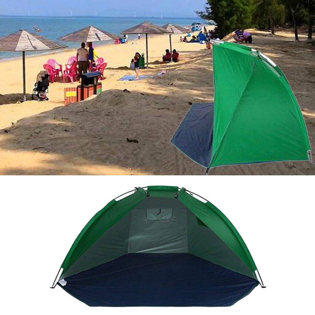 Waterproof Beach Tent Portable Camping Tent Awning Sun Shelter Canopy Outdoor Camping Picnic Park Sun Shelter Fishing Canopy