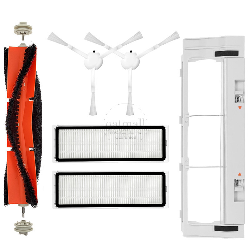 Ersatzteile für Xiaomi MI Robot Vacuum-Mop / MIJIA 1C 1T STYTJ01ZHM, Staubsauger zubehör, Ersatz satz, Haupt bürste, Hepa-Filter, Mopptuch, Verbrauchs material: Orange