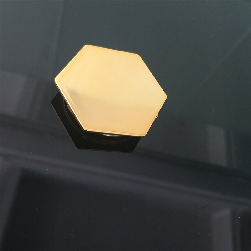 1 stuk hexagon gegalvaniseerd materiaal mobiele telefoon opvouwbare stretch airbag beugel vinger ring telefoonhouder ballon ondersteuning