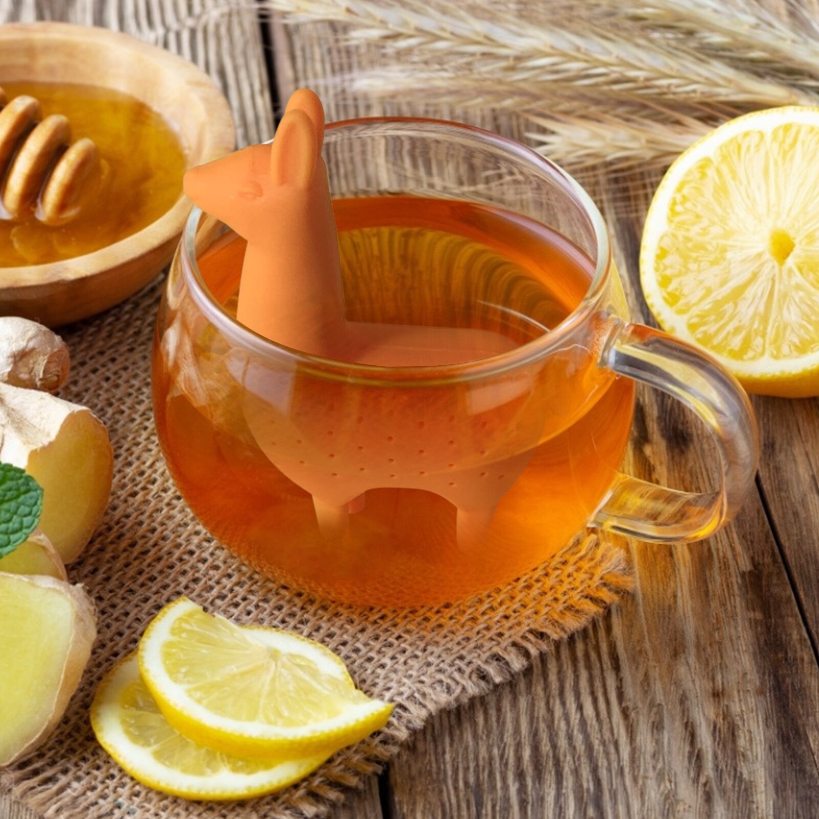 Te infuser mad silikone kvalitet alpaca form te infuser si filter løs silikone diffuser genanvendelig infuser