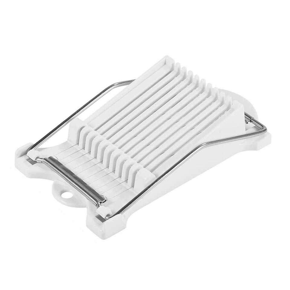 Lunch Vlees Slicer 10 Roestvrijstalen Draden Slicer Eten Cutter Keuken Gadget Voor Kaas Ei Groente Fruit Zacht Voedsel Sushi: White