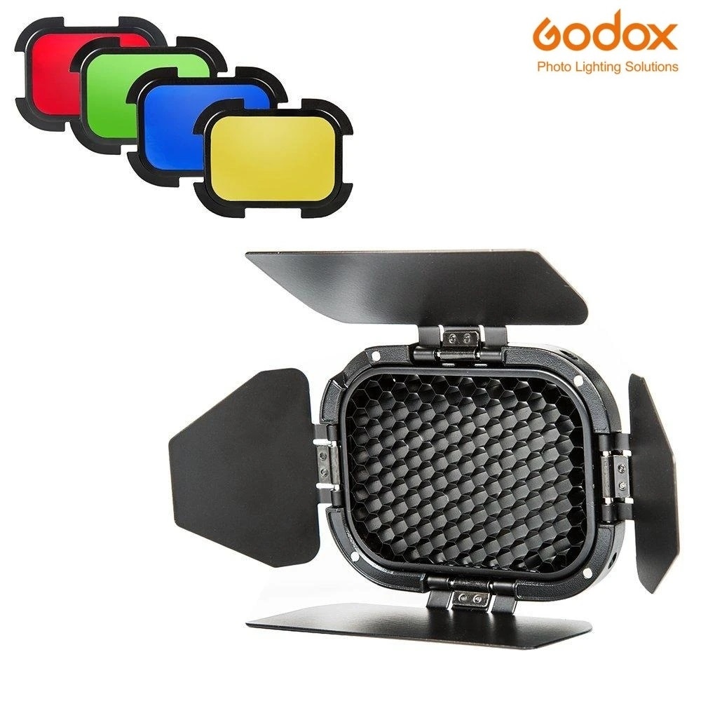 GODOX-puerta de granero con rejilla de panal de BD-07, accesorio para Witstro AD200, AD200Pro, AD200 Pro, Speedlite de bolsillo para exteriores, Flsah