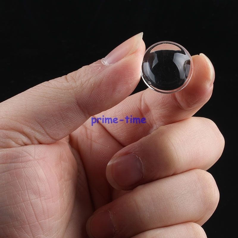 10 stks/partij semi-cirkel platbolle LED Lenzen 23mm Lens Optic Grade PMMA Voor Lens Reflector