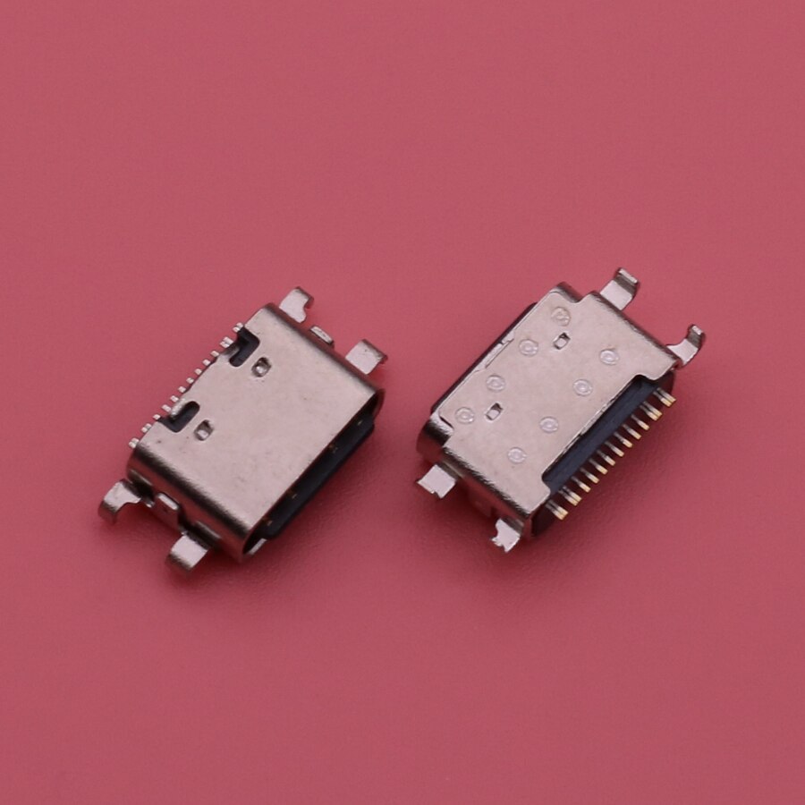 Connecteur de charge pour Lenovo Tab M10 tb-x605l 12 broches Type C, Micro USB C 3.1 femelle, port d&#39;alimentation (coupé), 2 pièces: B