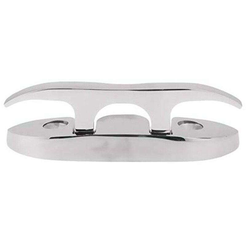 1Pcs Boat Folding Flip Up Cleat Marine Hardware Folding Pull Up Cleat Dock Mooring Cleats