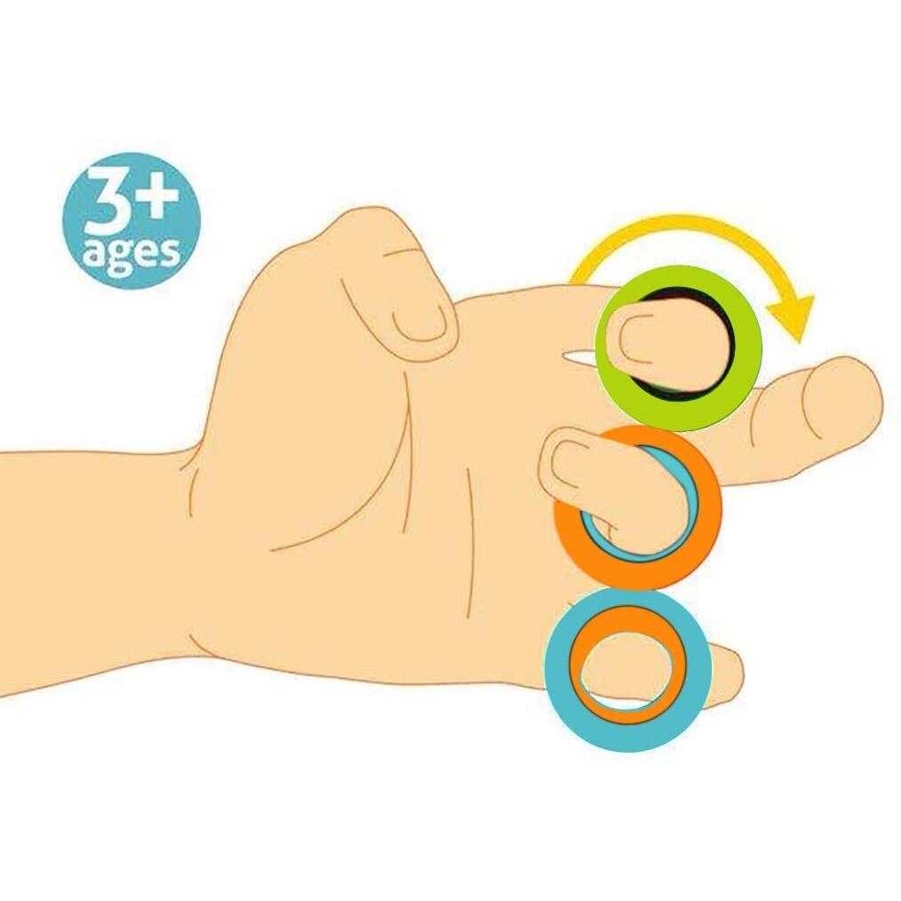 Lustige Zappeln Finger Spinner Entpacken Spielzeug Magnetische Ringe Anti-Stress Magnetische Magie Ring Werkzeuge Ring Kinder Erwachsene Dekompression Spielzeug