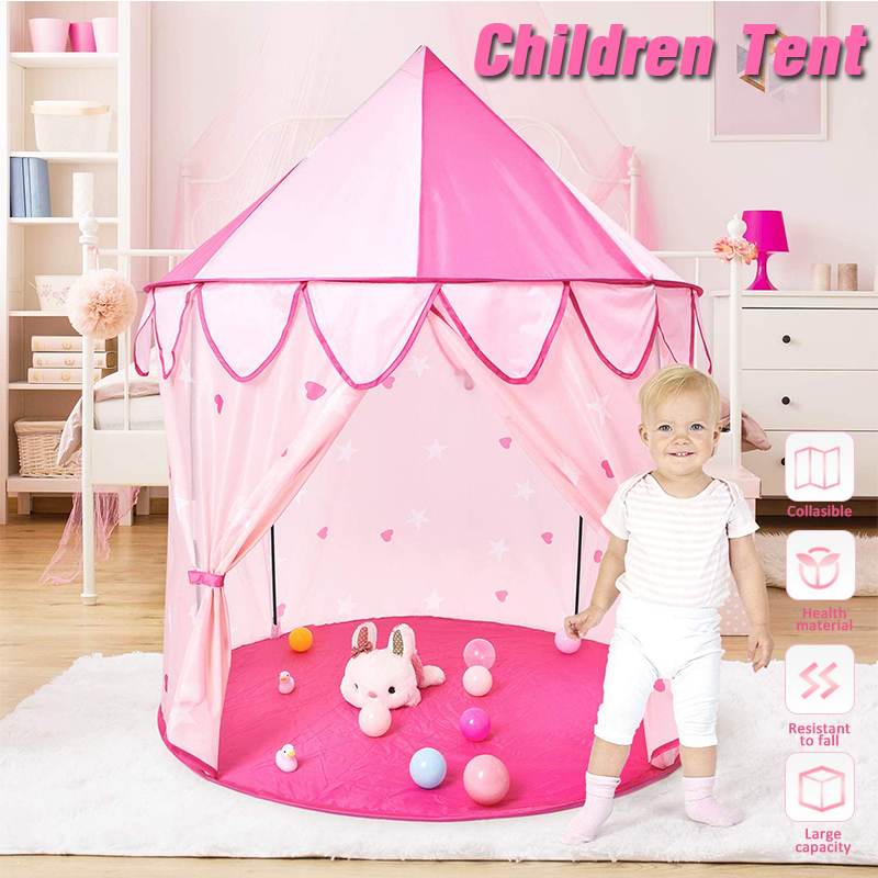 Kids Speelhuis Huisje Speelgoed Tent Baby Speelgoed Tent Huis Voor Oceaan Ballen Kinderen Spelen Bal Zwembad Dubbele Windows Outdoor spel Tent