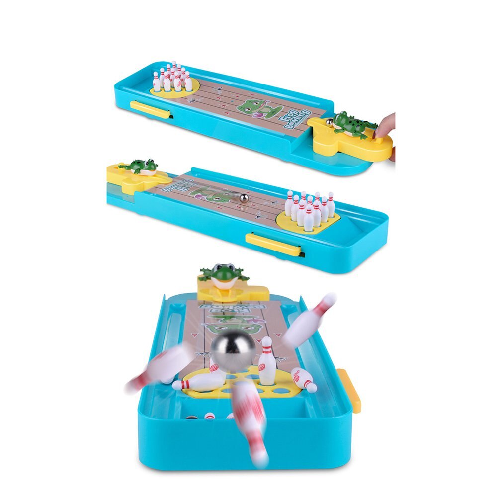 Kreative Mini Bowling Bälle Eltern Interaktive Spiel Tabelle Spiele Spielzeug Beste für freundlicher FrüHenne Eductional
