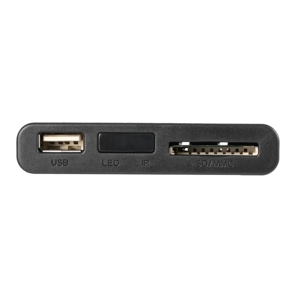 Mini 1080p HD Media Player Box MPEG/MKV/H.264 HDMI compatibile AV USB supporto remoto MKV / RM-SD / USB / SDHC / MMC spina ue