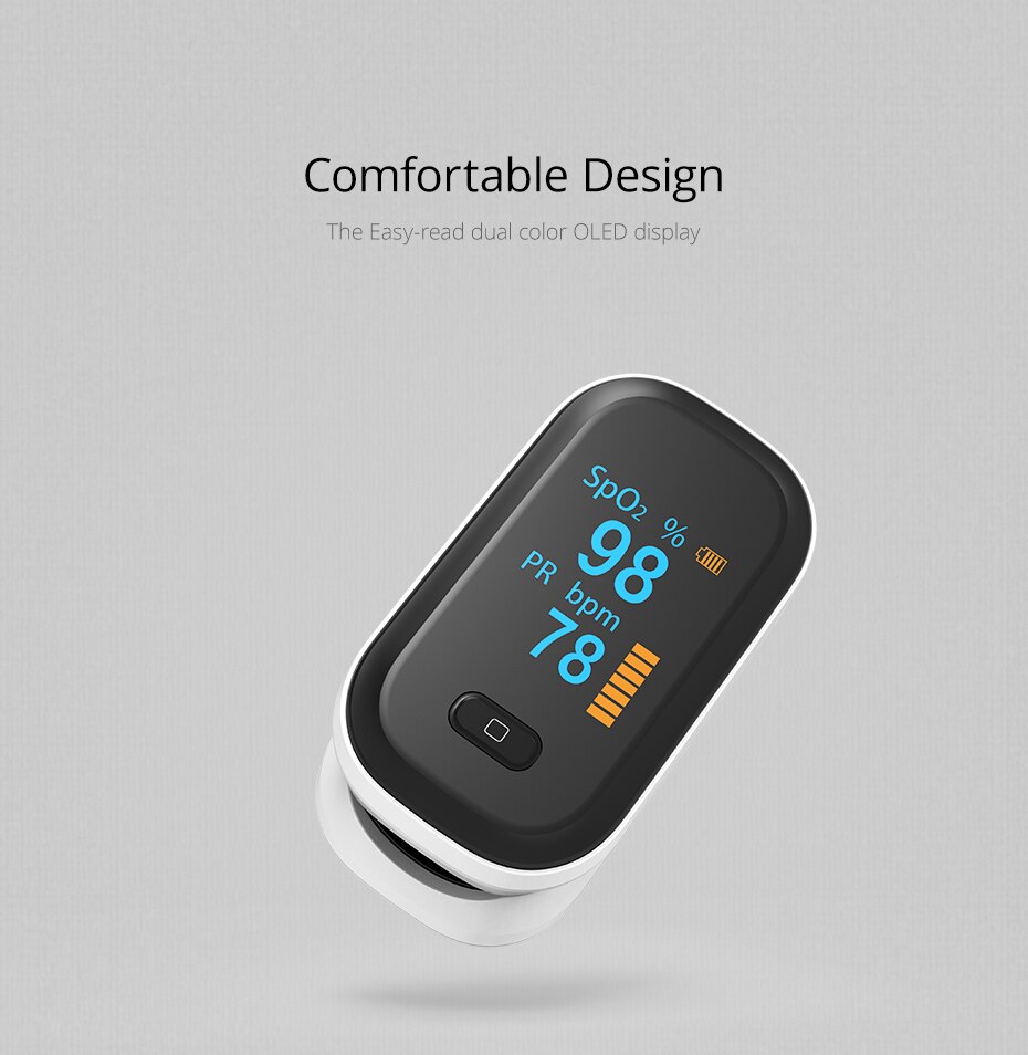 OLED Finger Pulse Oximeter Oximetro De Dedo Blood Oxygen Heart Rate Monitor Spo2 Saturometro Da Dito Pulsioximetro Oximiter