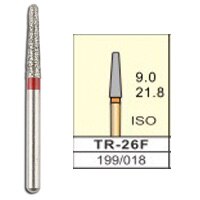 12 Stuks Dental Diamantboor Fg Tape Ronde End Type Bur Voor High Speed Air Turbine TR-11F,TR-13F,TR-21F,TR-25F,TR-26F