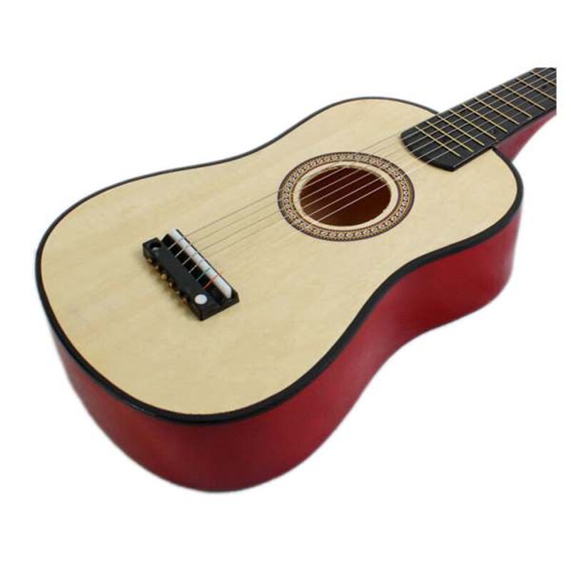 23Inch Gitaar Mini Gitaar Basswood Kid 'S Muzikale Speelgoed Akoestische Snaarinstrument Met Plectrum 1st String