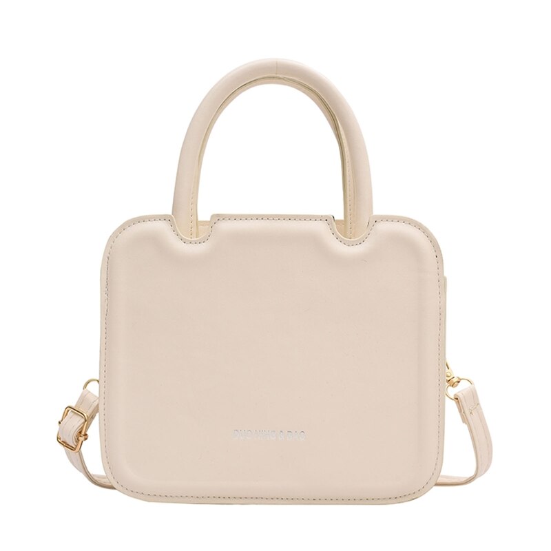 Simple Trendy Crossbody Bags for Women Solid Wild Flap Shoulder Bag Lady Small Women&#39;s Handbags and Purses: White