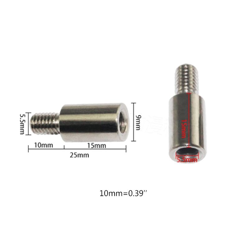 Joystick pour Arcade SANWA, 8 pièces, tige d'extension 15mm, axe