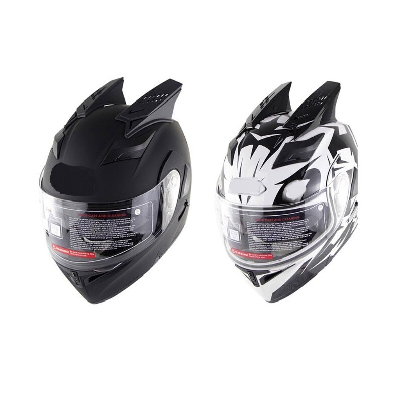 1 paar Motorrad Helm Hörner Punk Stil Dekorative Stilvolle Hörner Helm Horn Motorrad Helme Zubehör